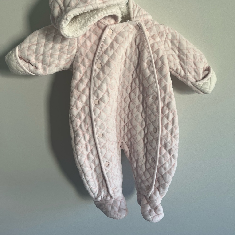 Quilted Nordstrom bunting with hood